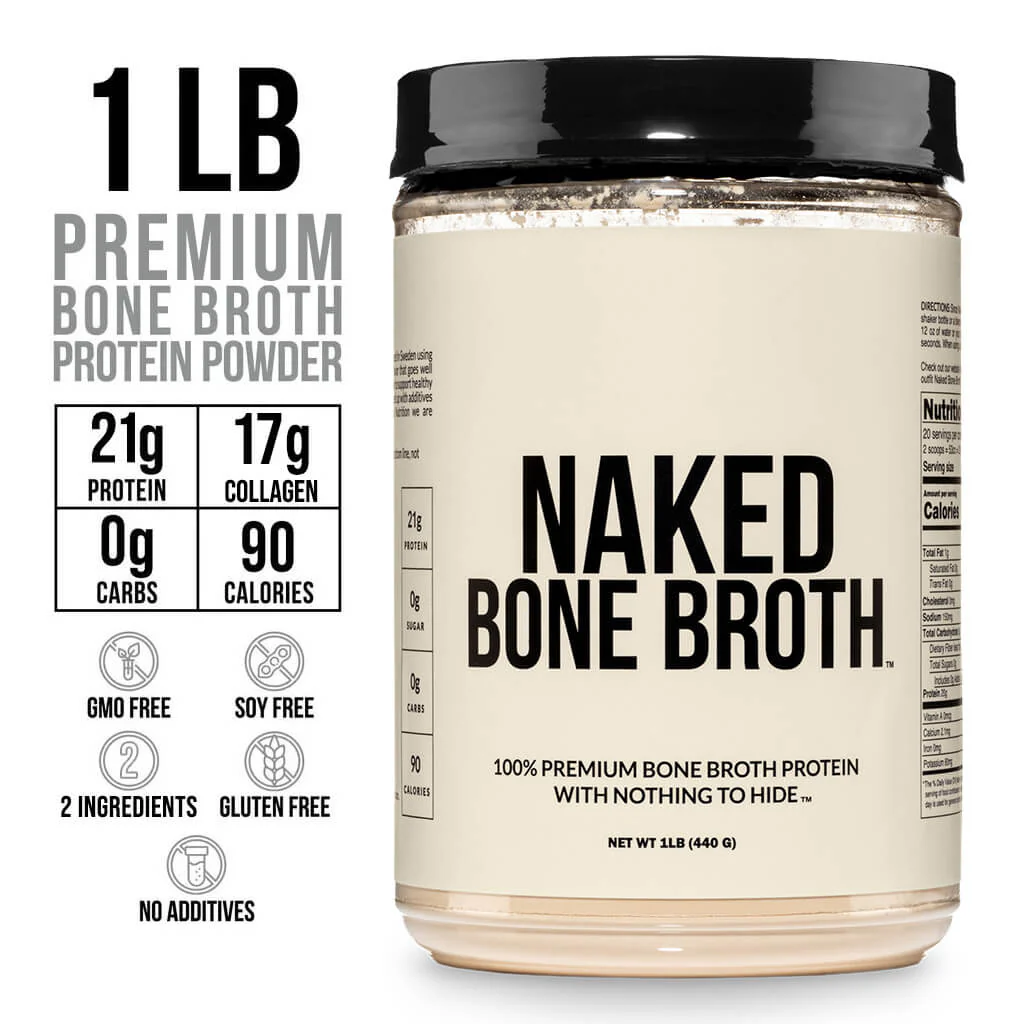Bone Broth Protein Powder | Naked Bone Broth - 1LB - Image 3