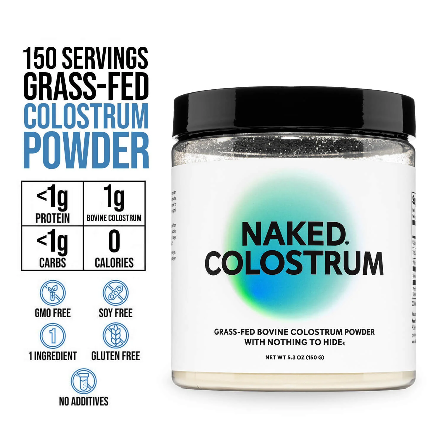 Grass-Fed Colostrum Powder | Naked Colostrum - 150 Servings - Image 3