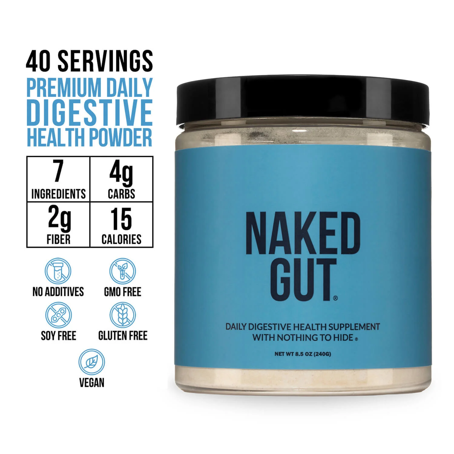 Gut Health Supplement | Naked Gut - 40 Servings - Image 3