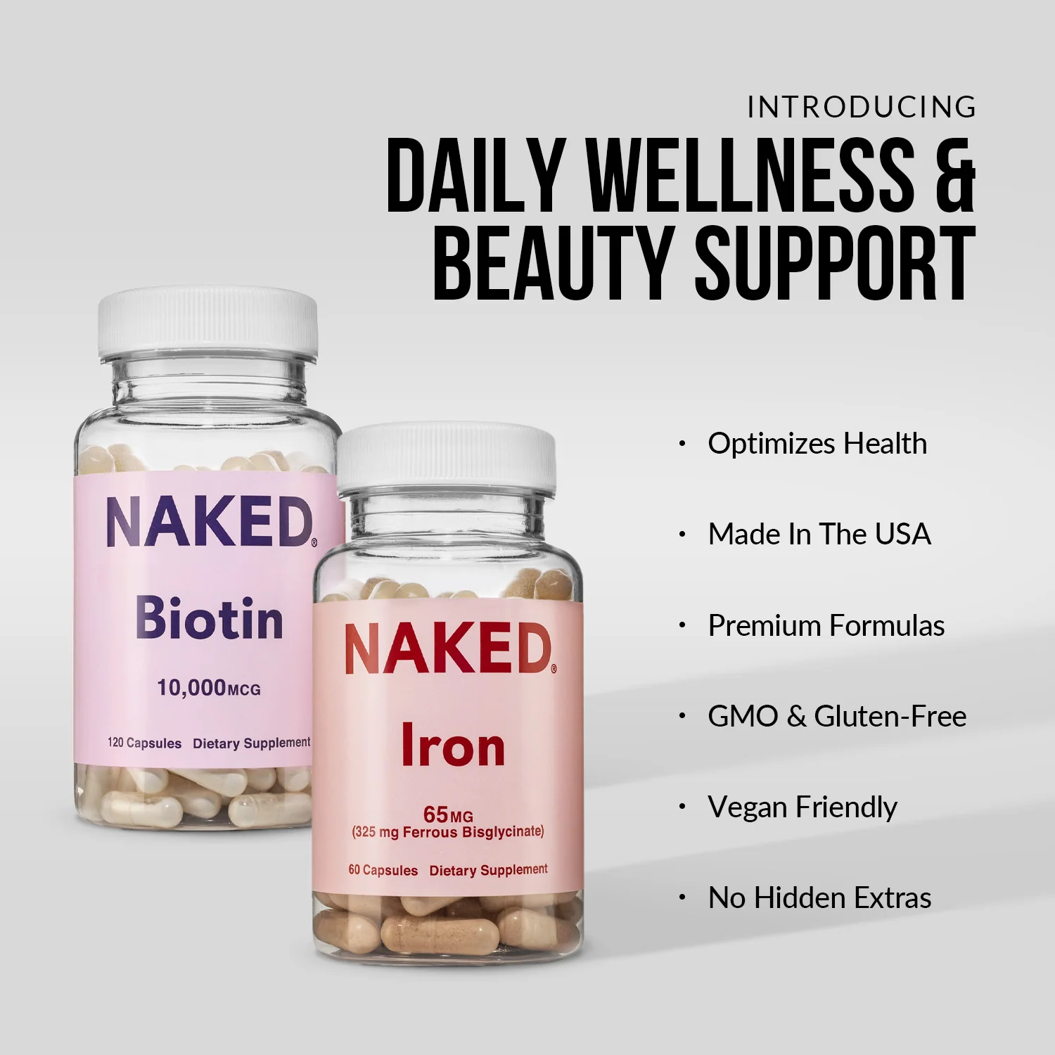Daily Biotin Supplement | Naked Biotin - 120 Capsules - Image 6