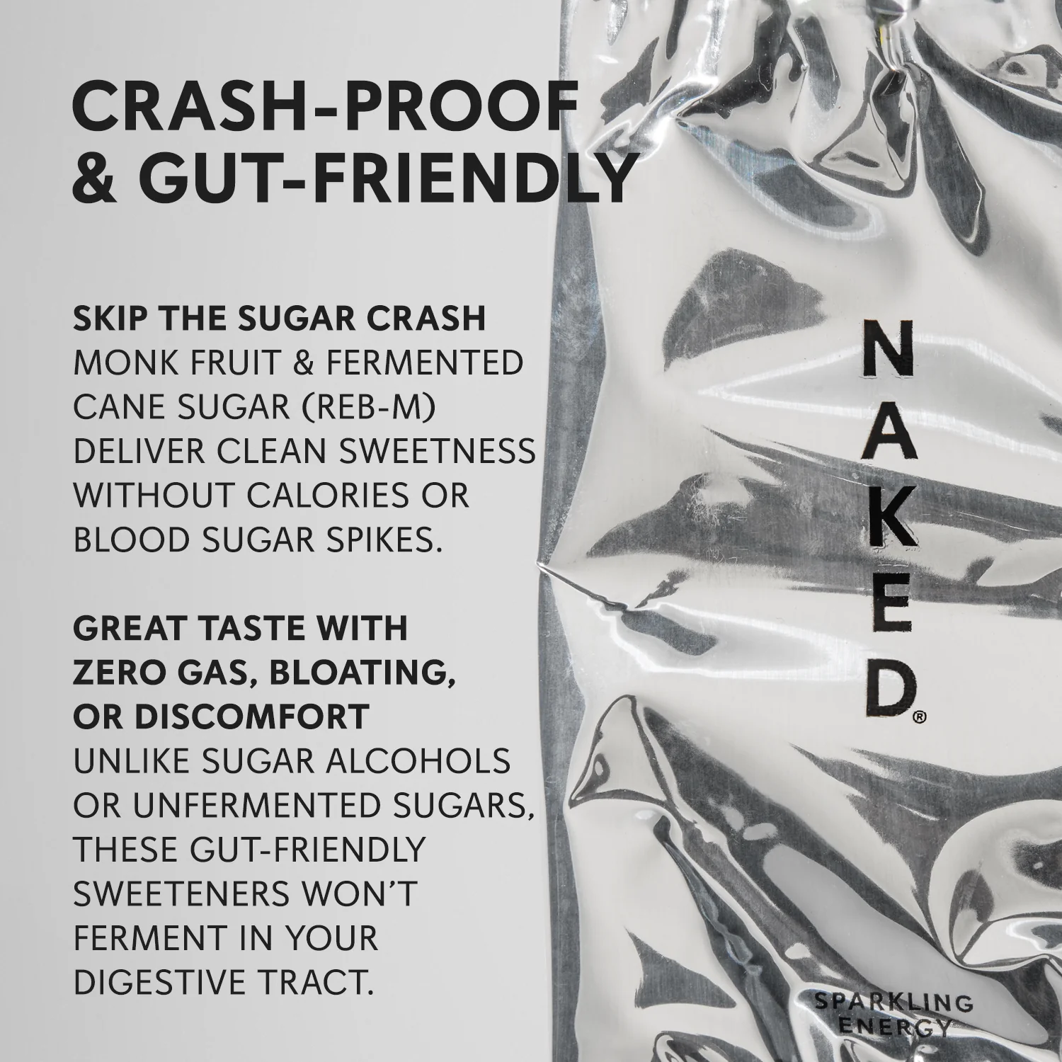 Lemonade Naked Sparkling Energy | Clean Energy Drink - 12 Cans - Image 5