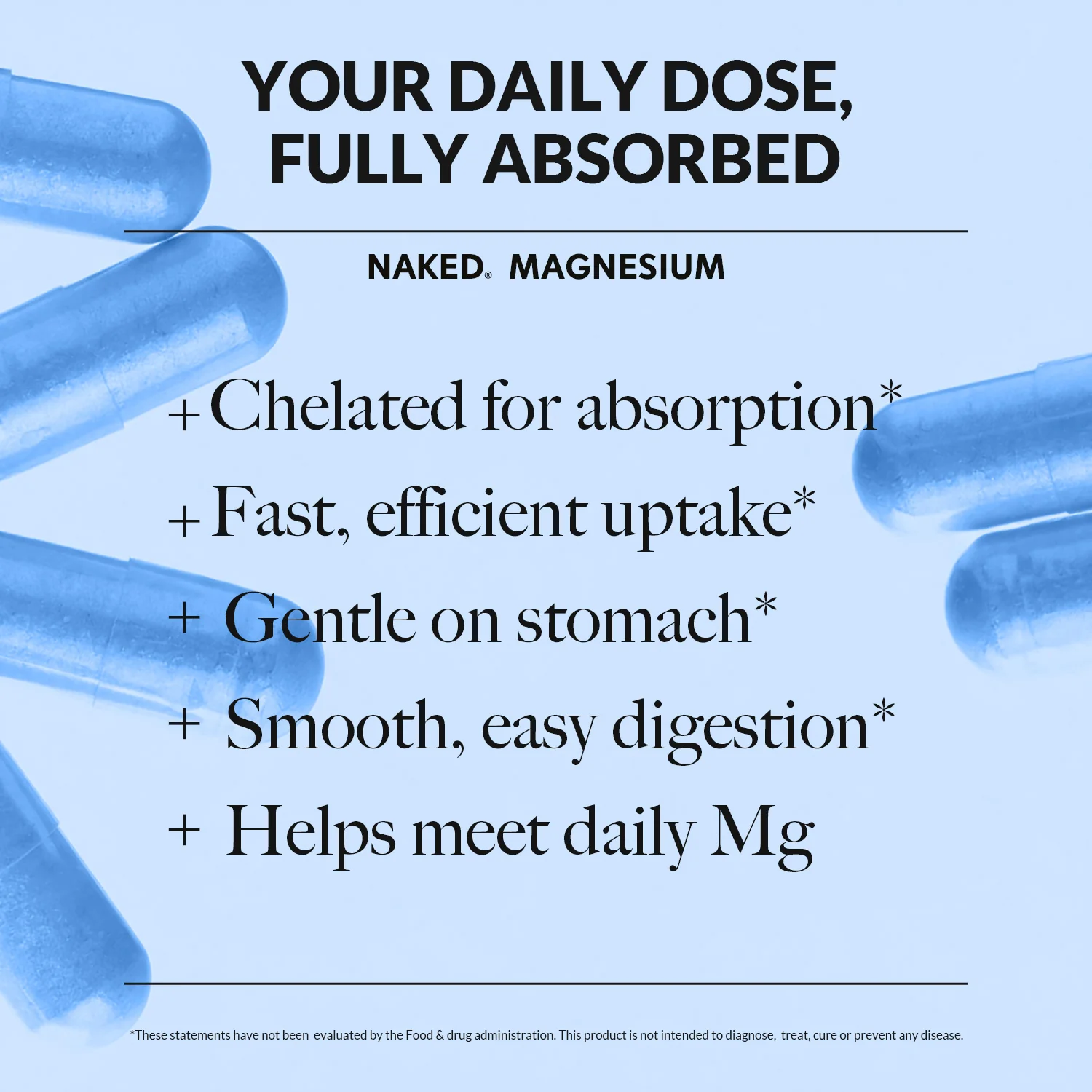 Daily Magnesium Supplement | Naked Magnesium - 120 Capsules - Image 4