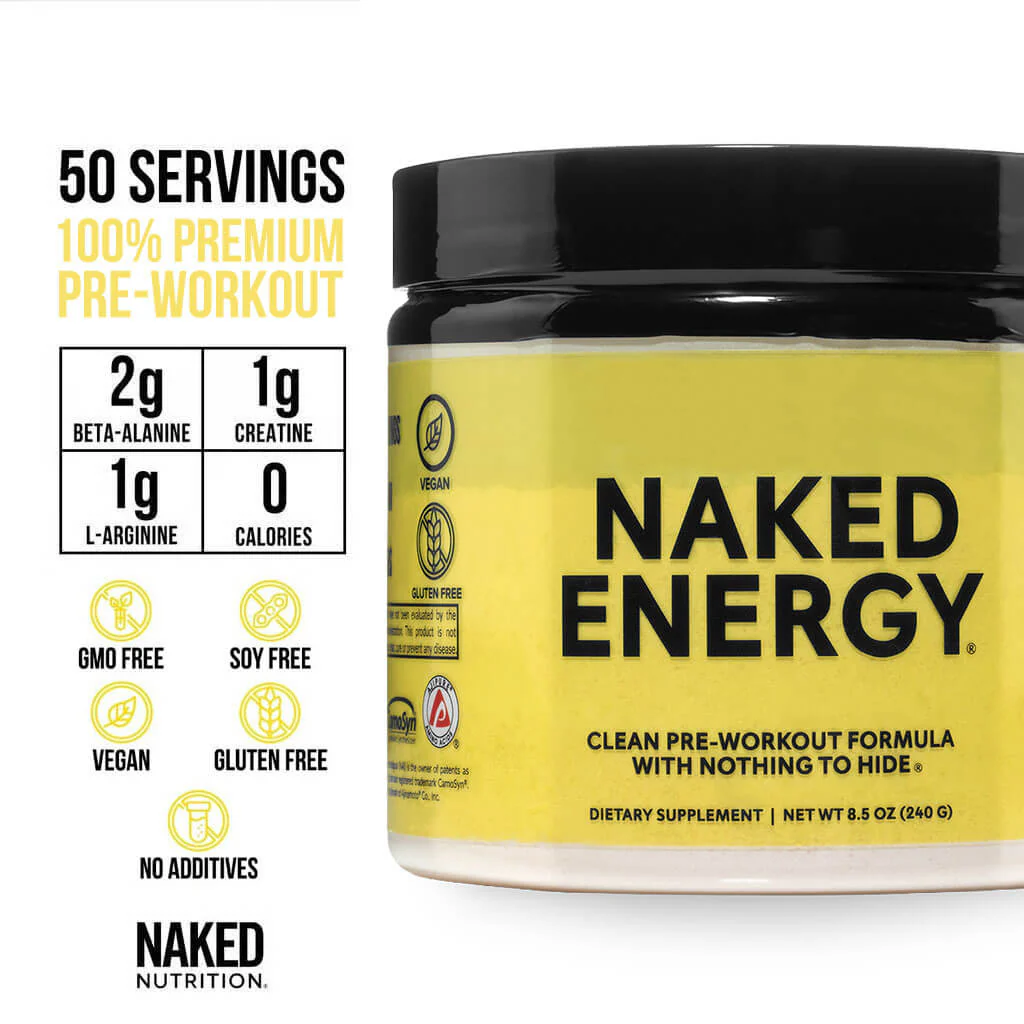 Pre Workout Supplement | Naked Energy - 50 Servings - Image 3