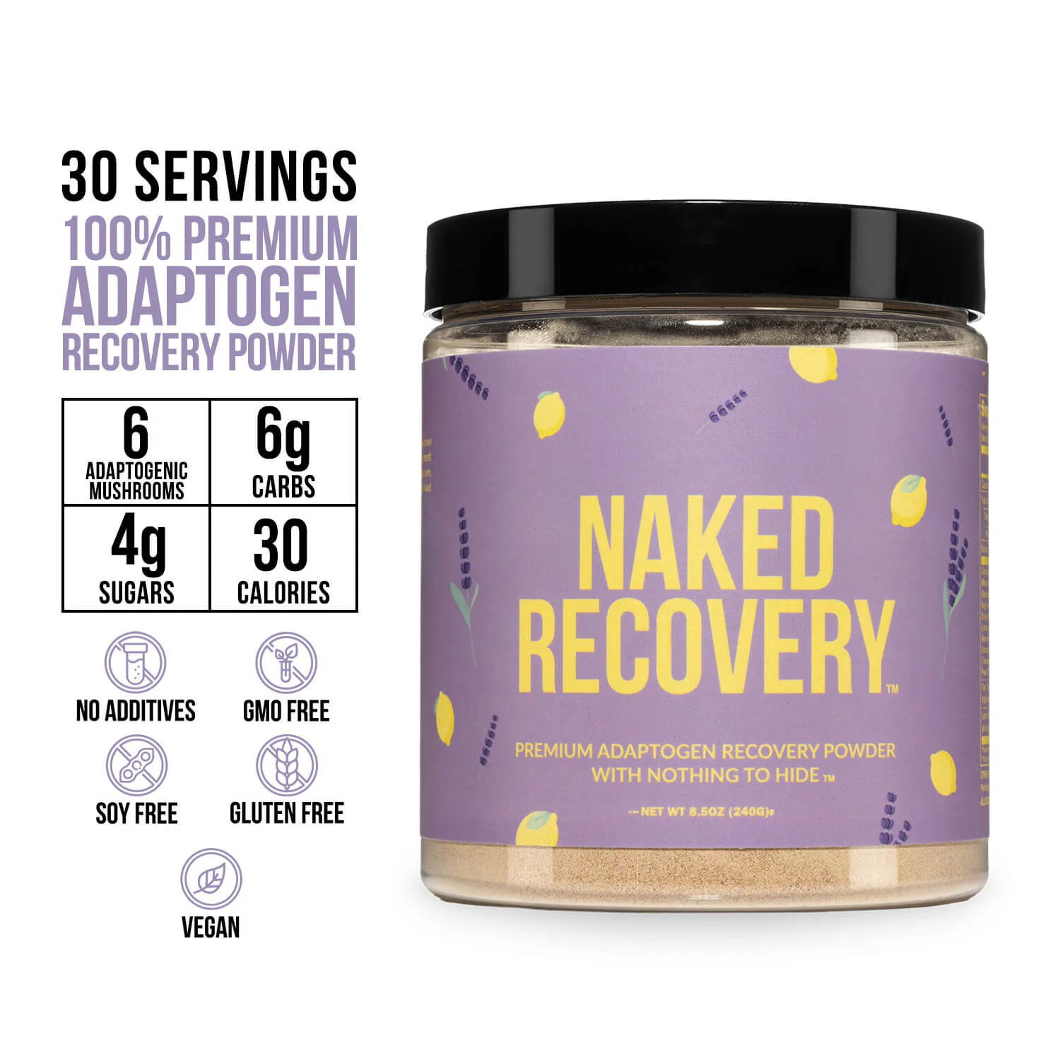 Recovery Mushroom Supplement | Naked Recovery - Image 3