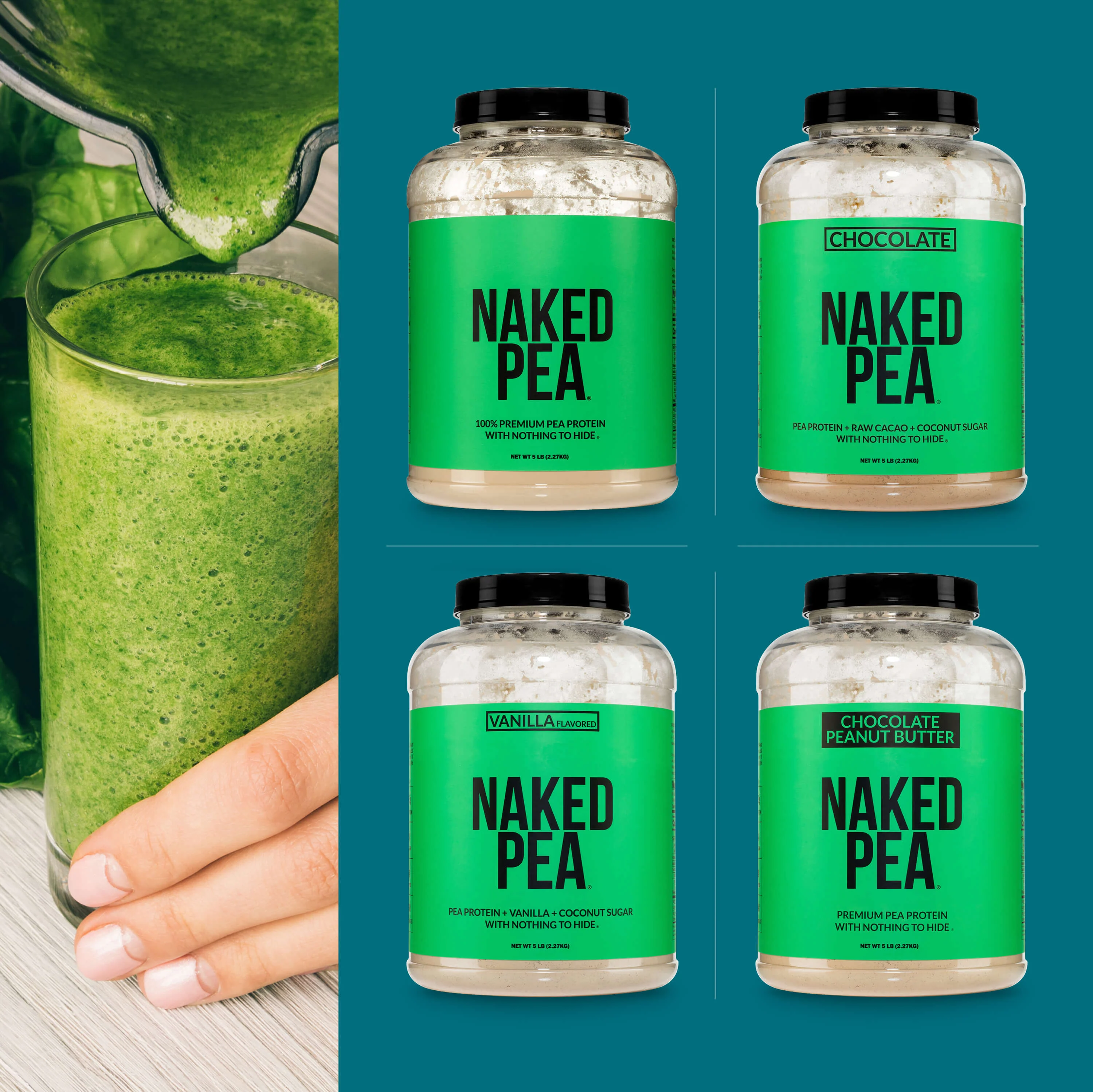 Pea Protein Powder 1lb | Naked Pea - 1lb - Image 8