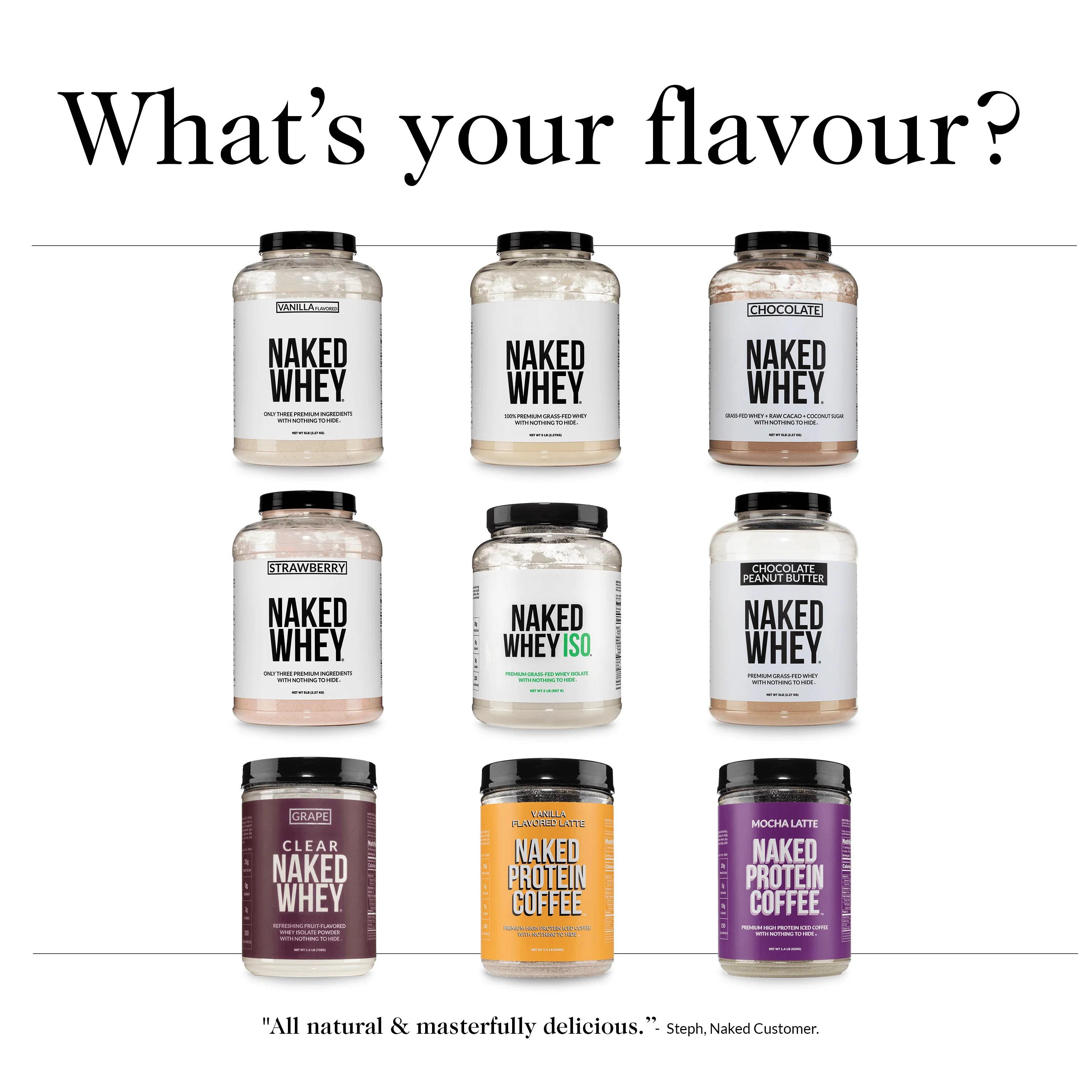 Vanilla Whey Protein Powder 1lb | Naked Vanilla Whey - 1LB - Image 8