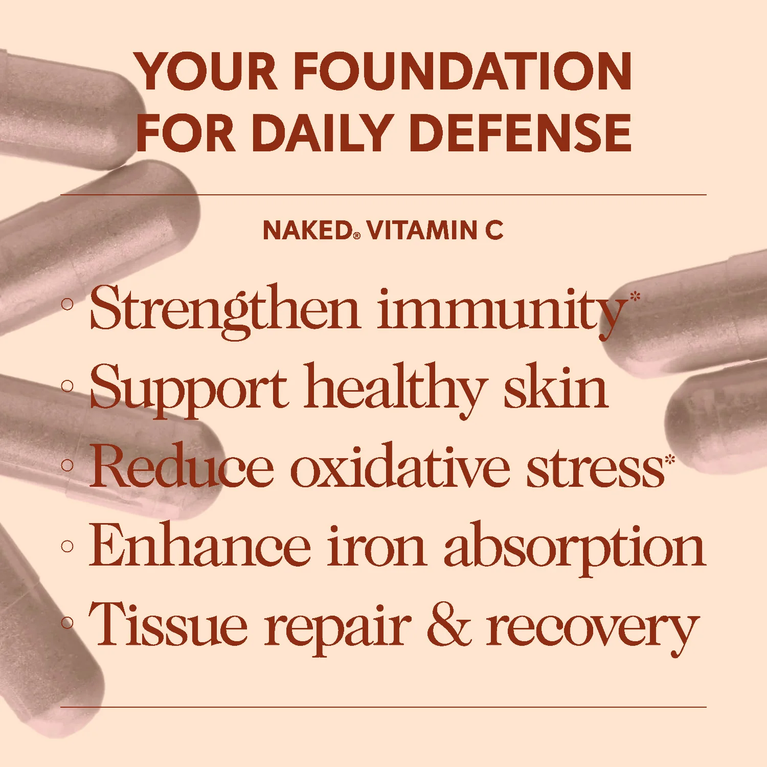 Daily Vitamin C Supplement | Naked Vitamin C - 90 Capsules - Image 5