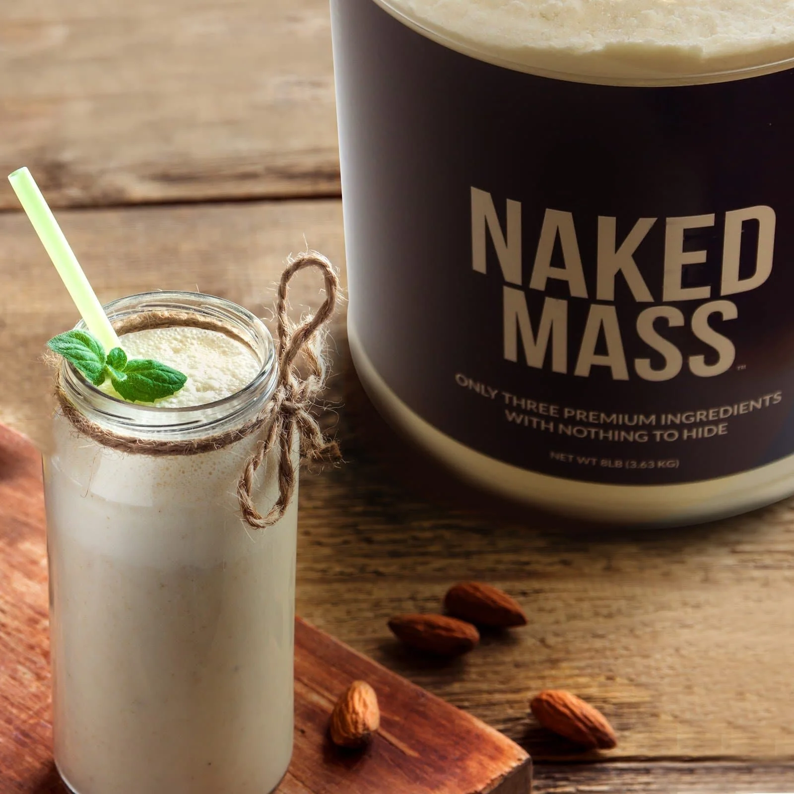 Mass Gainer Protein Supplement | Naked Mass - 8LB - Image 8