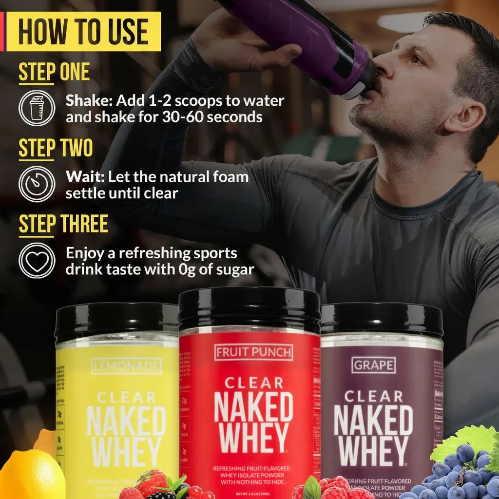 Lemonade Whey Protein Isolate | Clear Naked Whey - Image 4